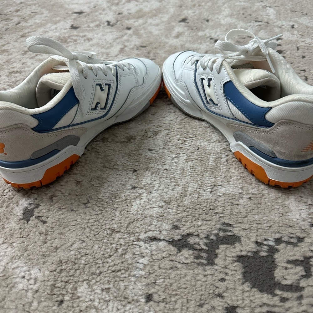 New Balance 550 Sneakers Size 8 - White Mercury Blue - Picture 6 of 8